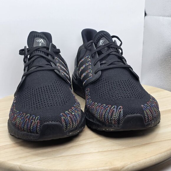 Adidas Ultraboost Ultra Boost 20  Mens Running Sneakers Shoes Size 12 EG0711 - Picture 2 of 9